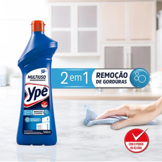 Multiuso Ypê Premium Clássico Azul Ação Desengordurante 500ml - Imagem em destaque