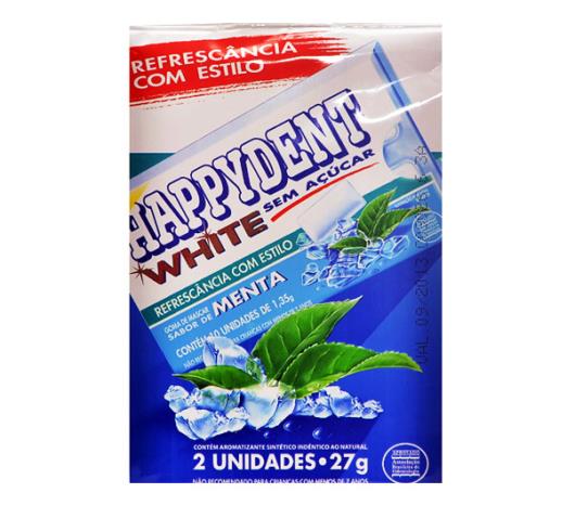 Goma Happydent white menta 27g - Imagem em destaque