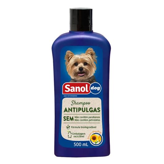 Shampoo Sanol Dog Antipulgas 500ml - Imagem em destaque