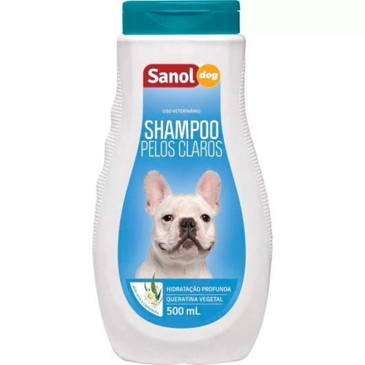 Shampoo Dog para Pêlos Claros Sanol 500ml - Imagem em destaque