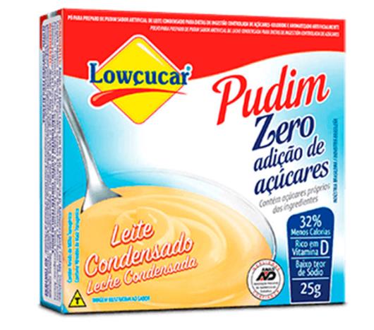 Mistura em pó para pudim Lowçucar sabor leite condensado light 25g - Imagem em destaque