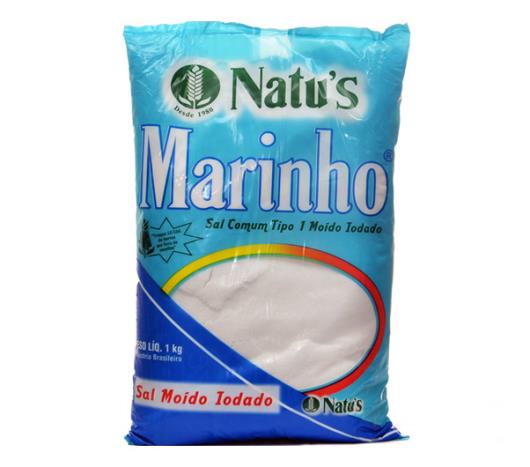 Sal marinho moído Natu's 1 kg - Imagem em destaque