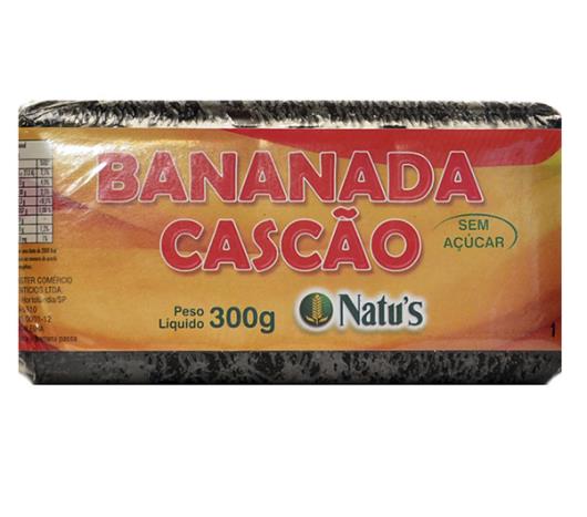 Bananada Cascão sem Açúcar Natu's 300g  - Imagem em destaque