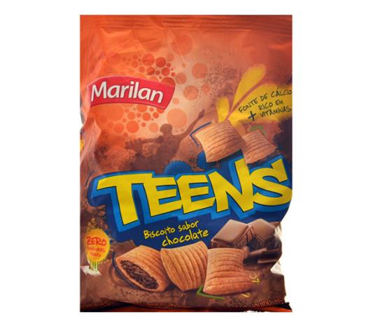 Biscoito Marilan Teens recheado de chocolate 110g - Imagem em destaque
