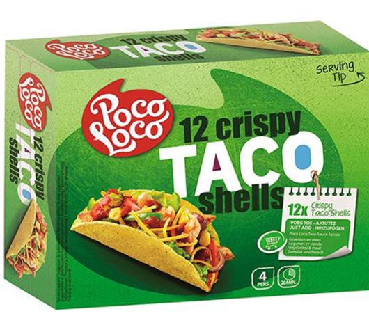 Massa Poco Loco para Taco Shells135g - Imagem em destaque