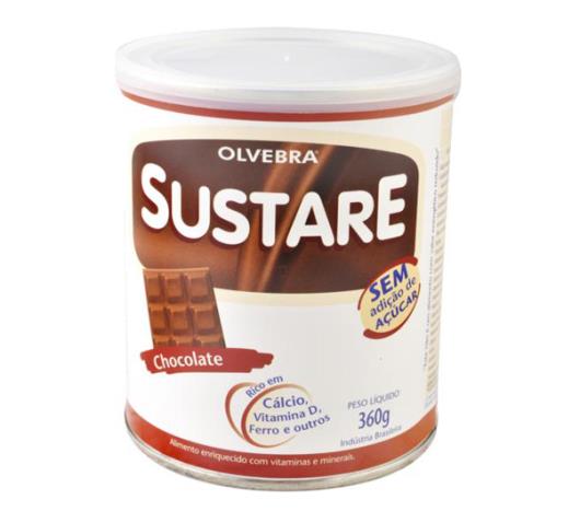 Sustare Olvebra Chocolate sem açúcar 360g - Imagem em destaque
