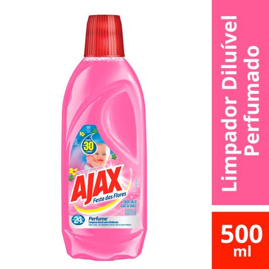 Limpador diluível Ajax Festa das Flores Perfume Delicado 500ml - Imagem em destaque