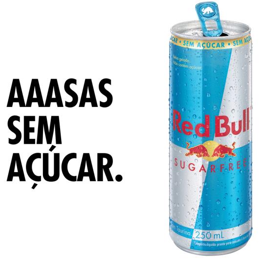 Energético Red Bull Energy Drink Sem Açúcar 250 ml - Imagem em destaque