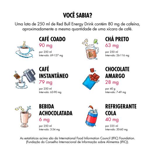 Energético Red Bull Energy Drink Sem Açúcar 250 ml - Imagem em destaque