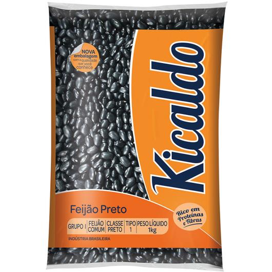 Feijão preto Kicaldo 1kg - Imagem em destaque