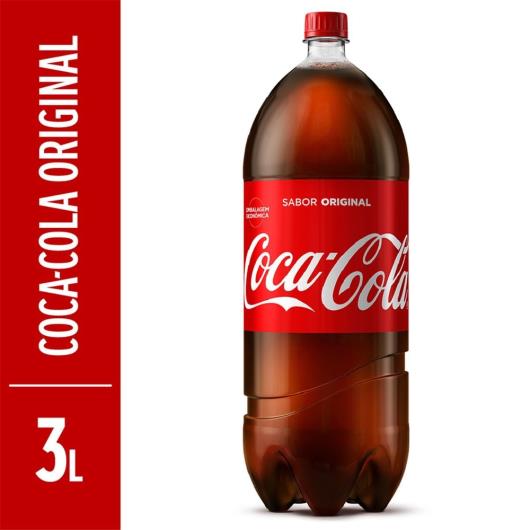 Refrigerante Coca-Cola Original PET 3L - Imagem em destaque