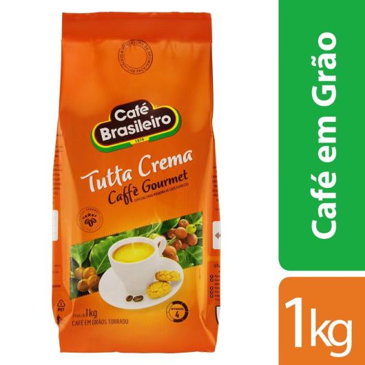 Café Brasileiro Grãos torrados Tutta Crema 1kg - Imagem em destaque
