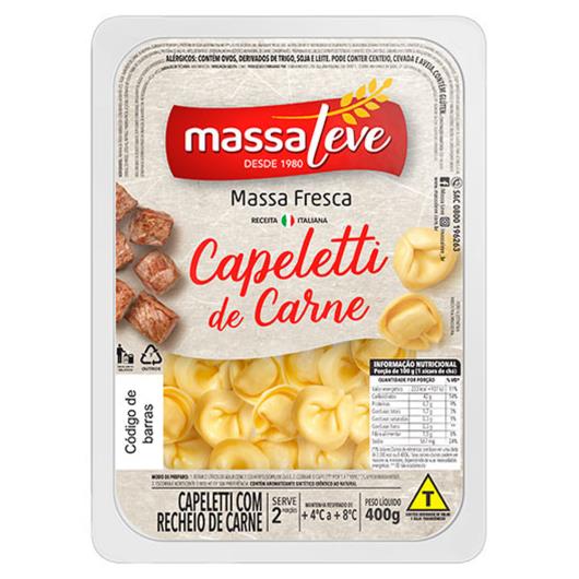 Capeletti carne Massa Leve 400g - Imagem em destaque