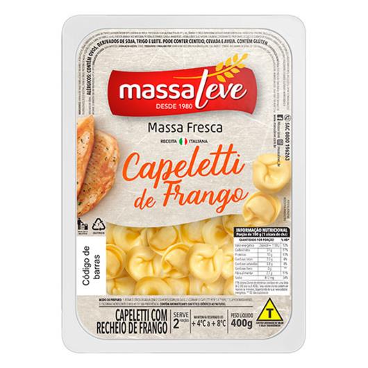 Capeletti Massa Leve frango 400g - Imagem em destaque