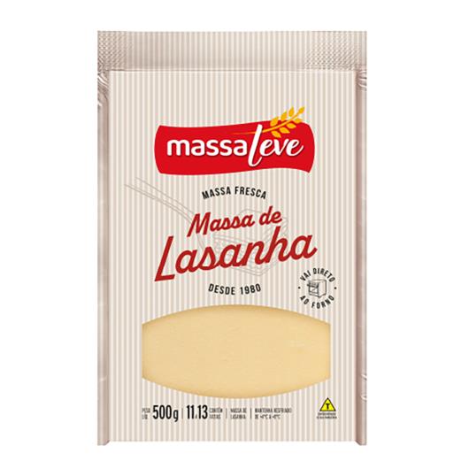 Massa Fresca para Lasanha Massa Leve 500g - Imagem em destaque