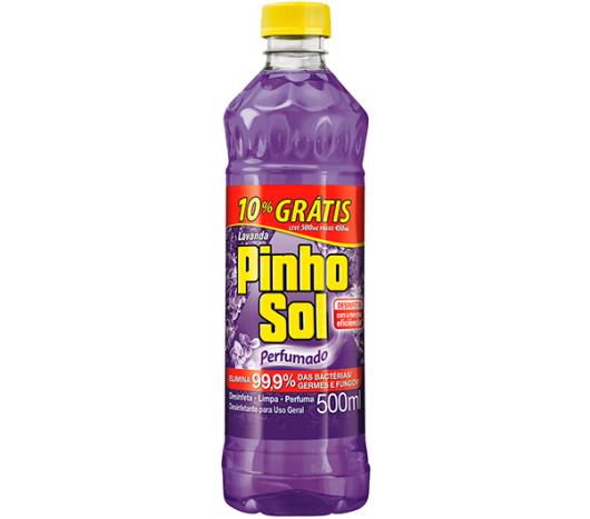 Desinfetante Pinho Sol lavanda Leve 500ml Pague 450ml - 500ml - Imagem em destaque