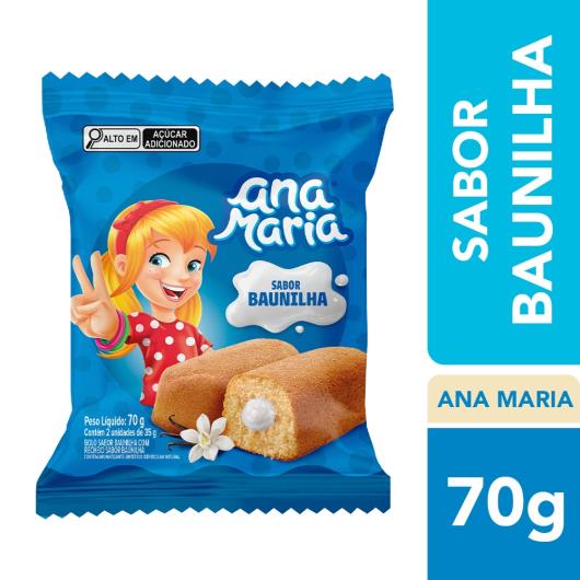 Bolinho Ana Maria Baunilha 70g - Imagem em destaque