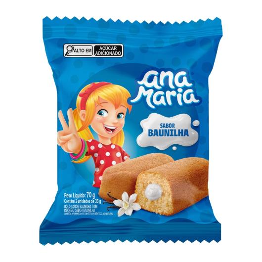 Bolinho Ana Maria Baunilha 70g - Imagem em destaque