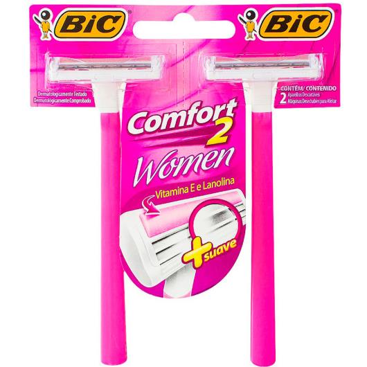 Aparelho Bic Comfort For Women com 2 unidades  - Imagem em destaque