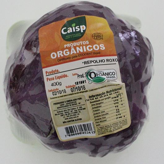 Repolho roxo orgânico Caisp 400 g - Imagem em destaque