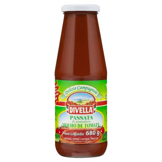Passata de tomate Divella tradicional vidro 680g - Imagem em destaque