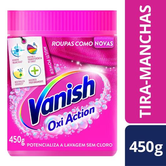 Tira Manchas em Pó Vanish Multi Power Oxi Action 450g para roupas coloridas - Imagem em destaque