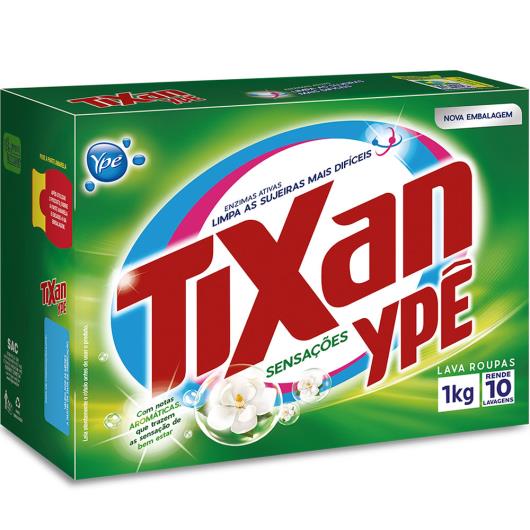Lava roupas em pó Sensações Tixan Ypê 1 kg - Imagem em destaque