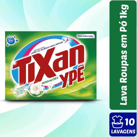 Lava roupas em pó Sensações Tixan Ypê 1 kg - Imagem em destaque