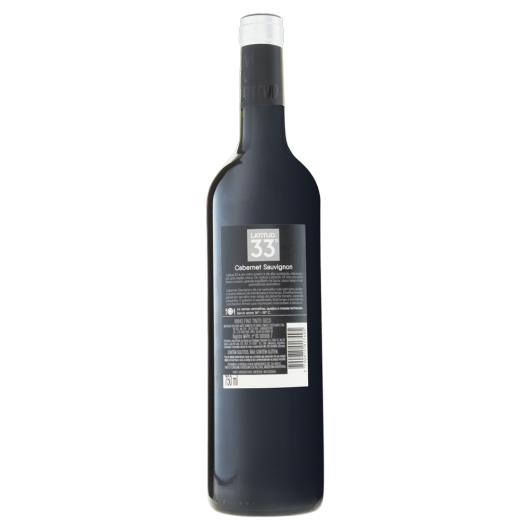 Vinho Argentino Cabernet Sauvignon Latitud 33º 750ml - Imagem em destaque
