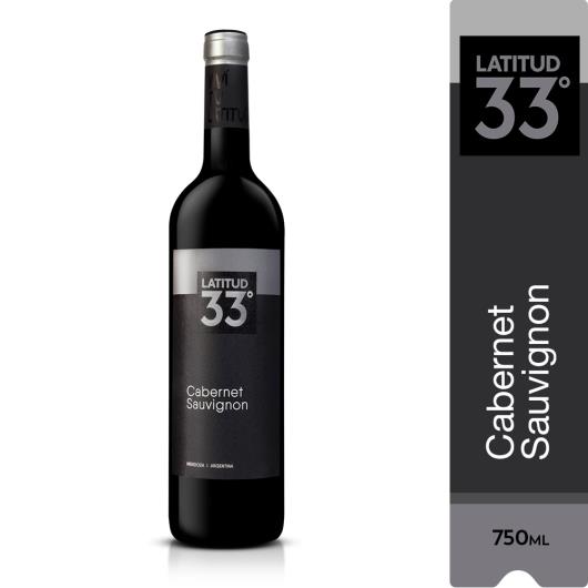 Vinho Argentino Cabernet Sauvignon Latitud 33 750ml - Imagem em destaque