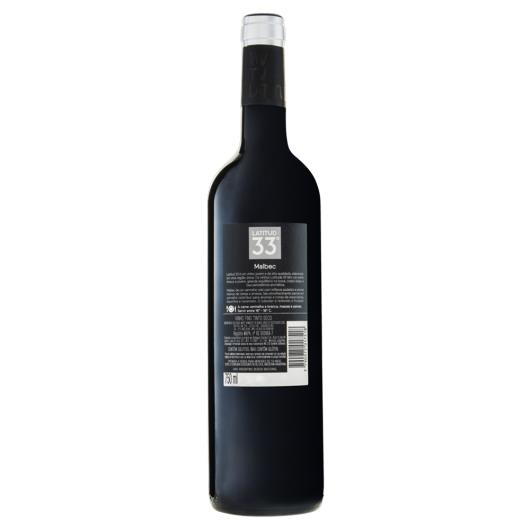 Vinho Argentino Malbec Latitud 33º 750ml - Imagem em destaque