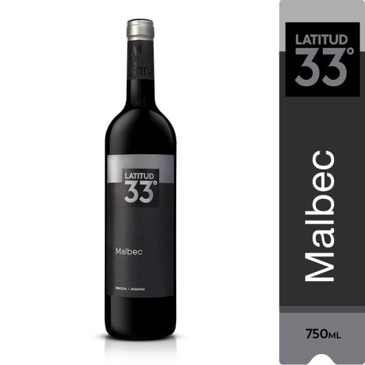 Vinho Latitud 33 Malbec 750ml - Imagem em destaque