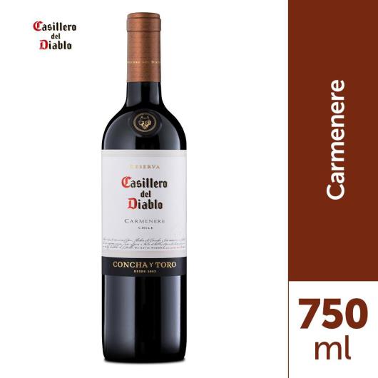 Vinho Chileno Casillero Del Diablo Reserva Carmenere com 750ML - Imagem em destaque