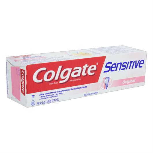 Creme Dental Original Colgate Sensitive Caixa 100g - Imagem em destaque