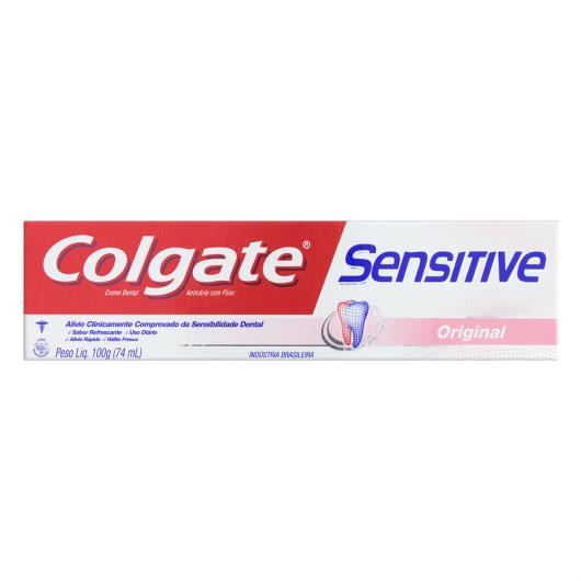 Creme Dental Original Colgate Sensitive Caixa 100g - Imagem em destaque