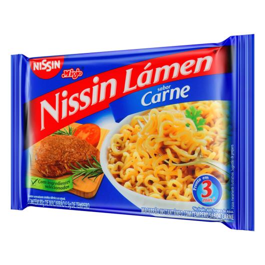 Macarrão Instantâneo Lámen Carne Nissin Miojo Pacote 85g - Imagem em destaque