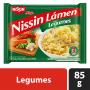 Macarrão Instantâneo Lámen Legumes Nissin Miojo Pacote 85g