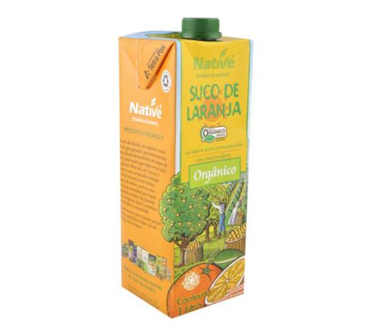 Suco Native orgânico sabor de laranja 1L - Imagem em destaque