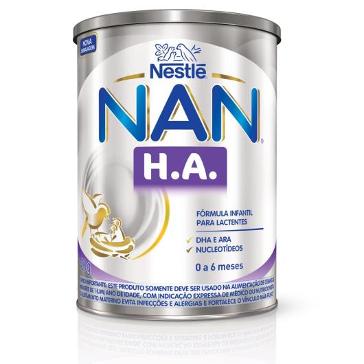 NAN H.A. Fórmula infantil Lata 400g - Imagem em destaque