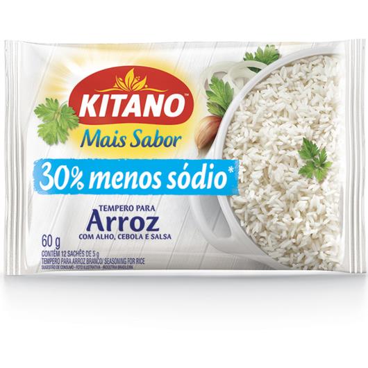 Tempero Kitano mais sabor arroz branco 60g - Imagem em destaque