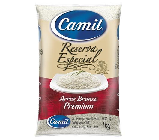 Arroz Camil reserva especial tipo 1 - 1 kg - Imagem em destaque