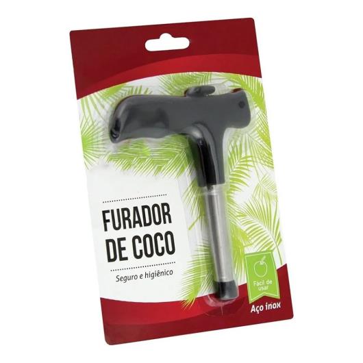 Furador de Coco Inox 1 UN - Imagem em destaque