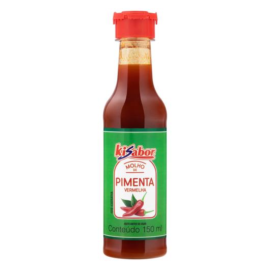 Molho de Pimenta-Vermelha Kisabor Frasco 150ml - Imagem em destaque