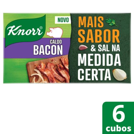Caldo Knorr Bacon e louro 6 cubos 57g - Imagem em destaque