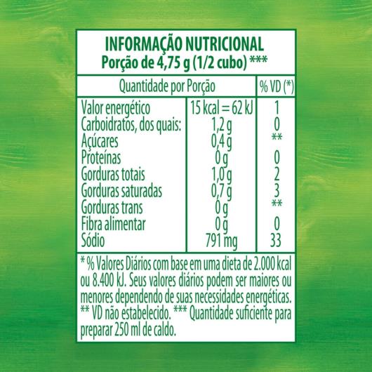 Caldo Knorr Bacon e louro 6 cubos 57g - Imagem em destaque