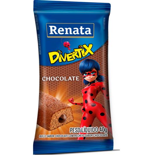 Bolinho de chocolate com recheio de chocolate Divertix Renata 40 g - Imagem em destaque