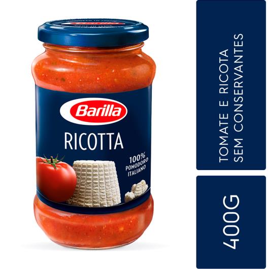 Molho de Tomate Ricotta Barilla Vidro 400g - Imagem em destaque