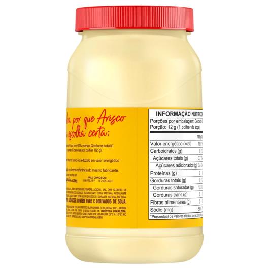Maionese Tradicional Arisco 500g - Imagem em destaque