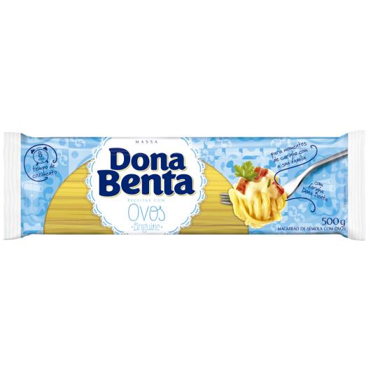 Macarrão Dona Benta c/ ovos Linguine 500g - Imagem em destaque