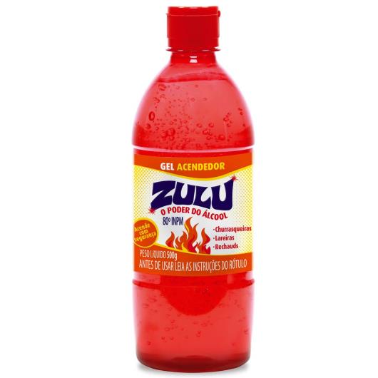 Acendedor Zulu gel para churrasqueira  500g - Imagem em destaque